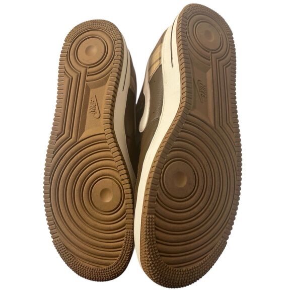 Nike Air Force 1 '07 LX Sneakers Brown Plaid Cacao US 15 Fall Streetwear Rare - Picture 7 of 12